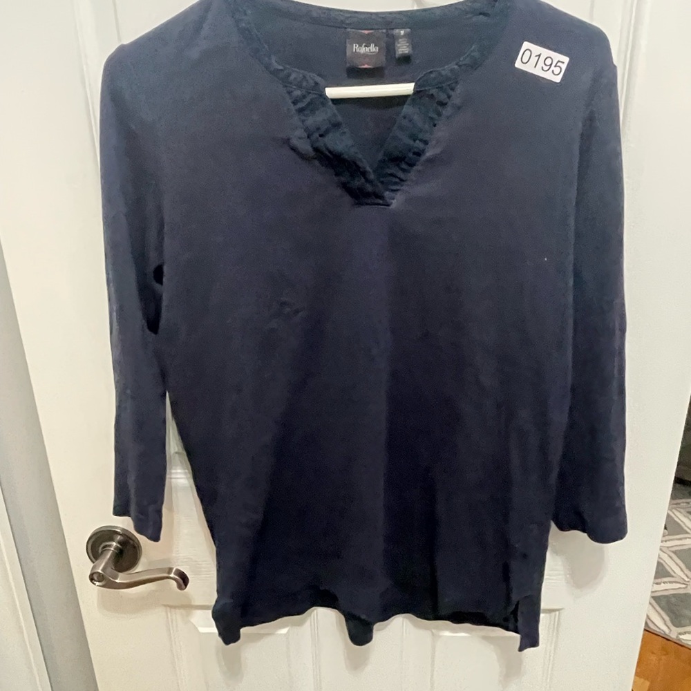 Rafaella top navy blue medium